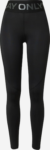 ONLY PLAY Slim fit Workout Pants in Black: front