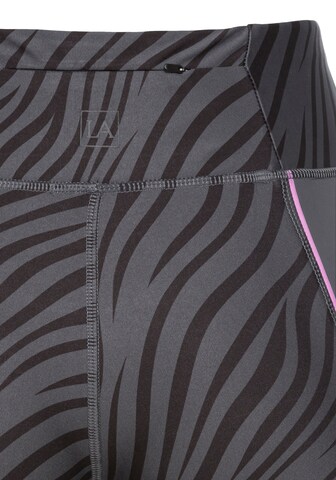 LASCANA ACTIVE Skinny Sportovní kalhoty – šedá