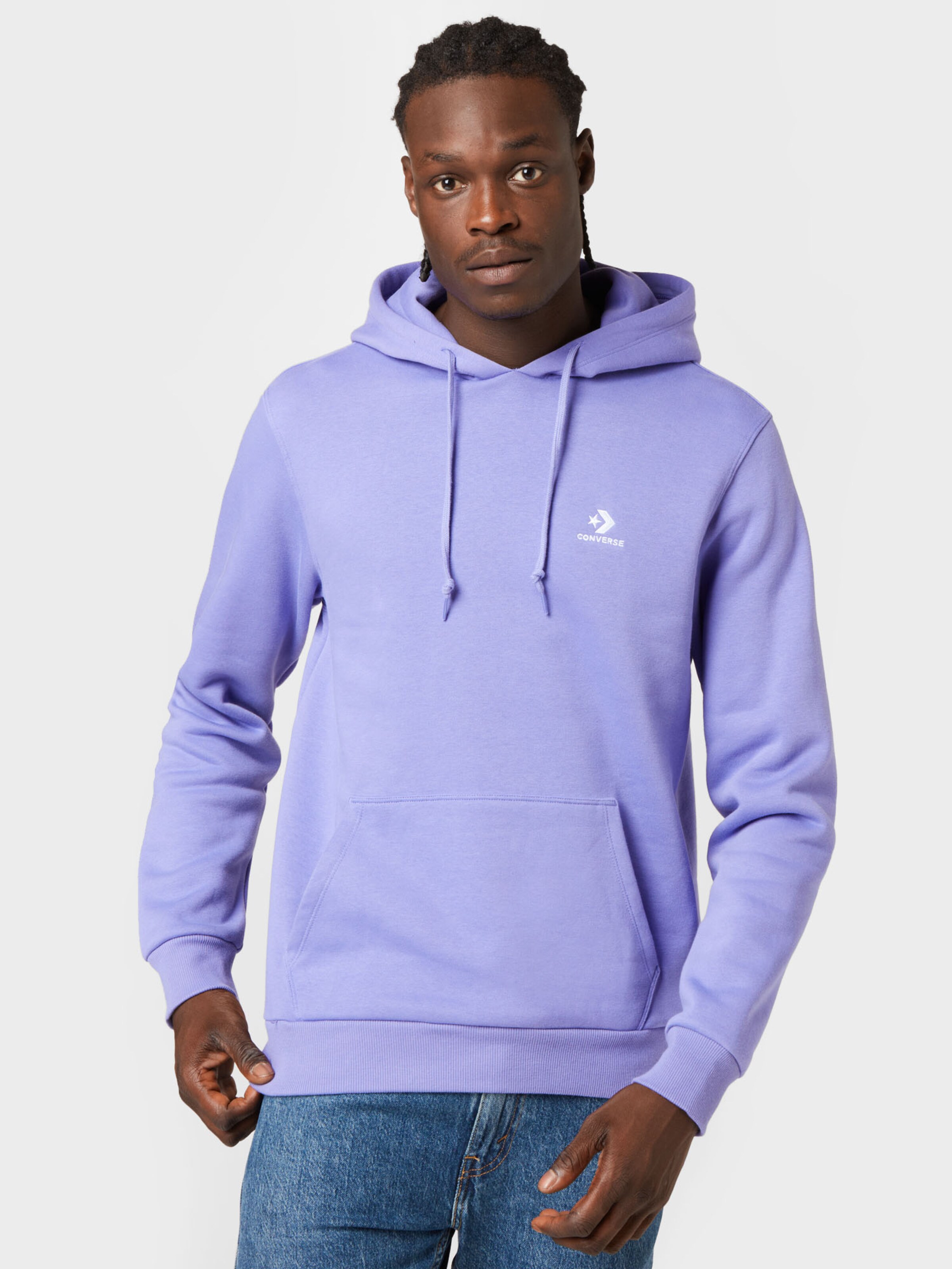 Männer Sweat CONVERSE Sweatshirt in Lila - IF80363 Männer Sweat CONVERSE Sweatshirt in Lila - IF80363