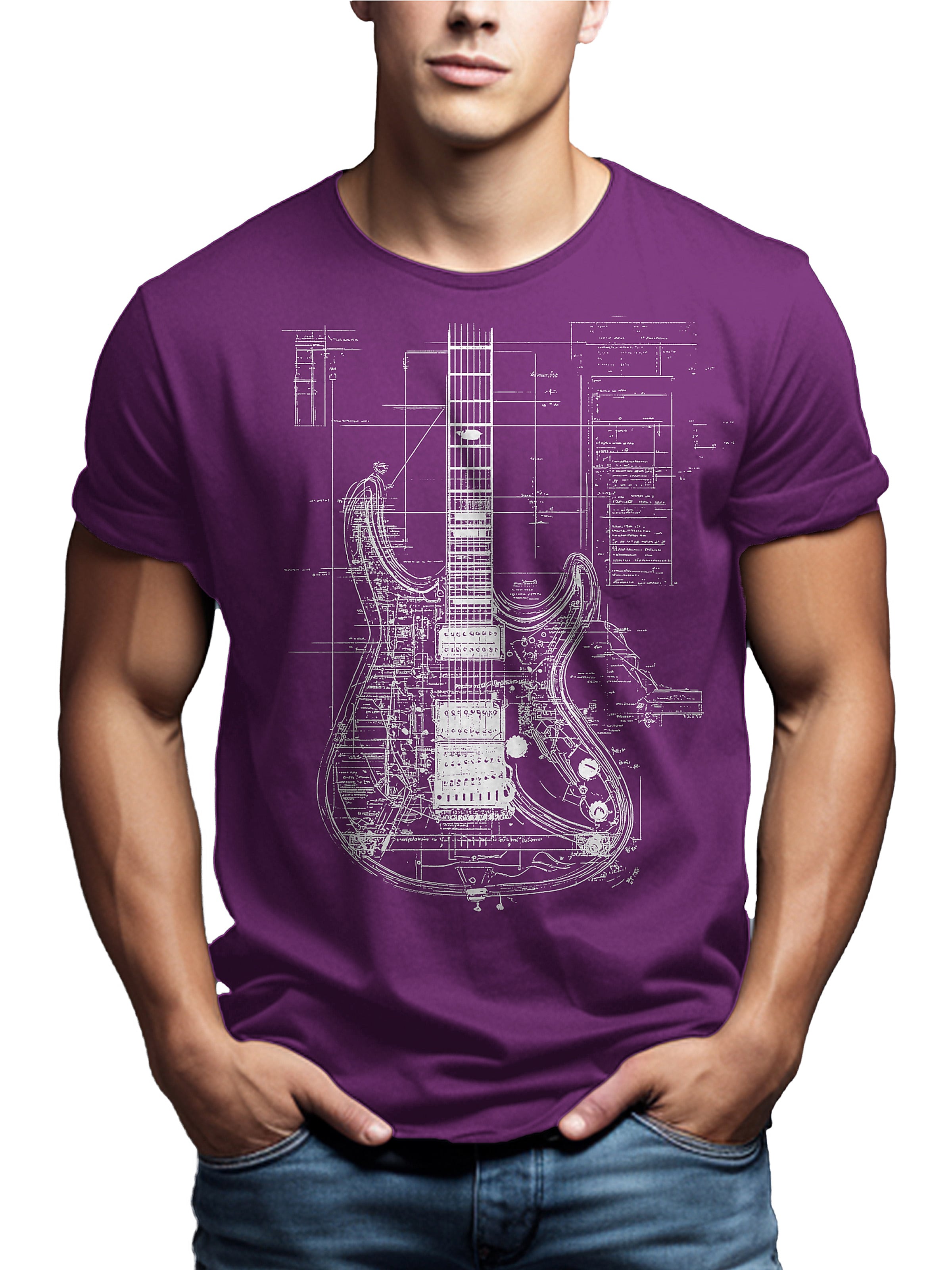 MAKAYA Shirt in Purple: front
