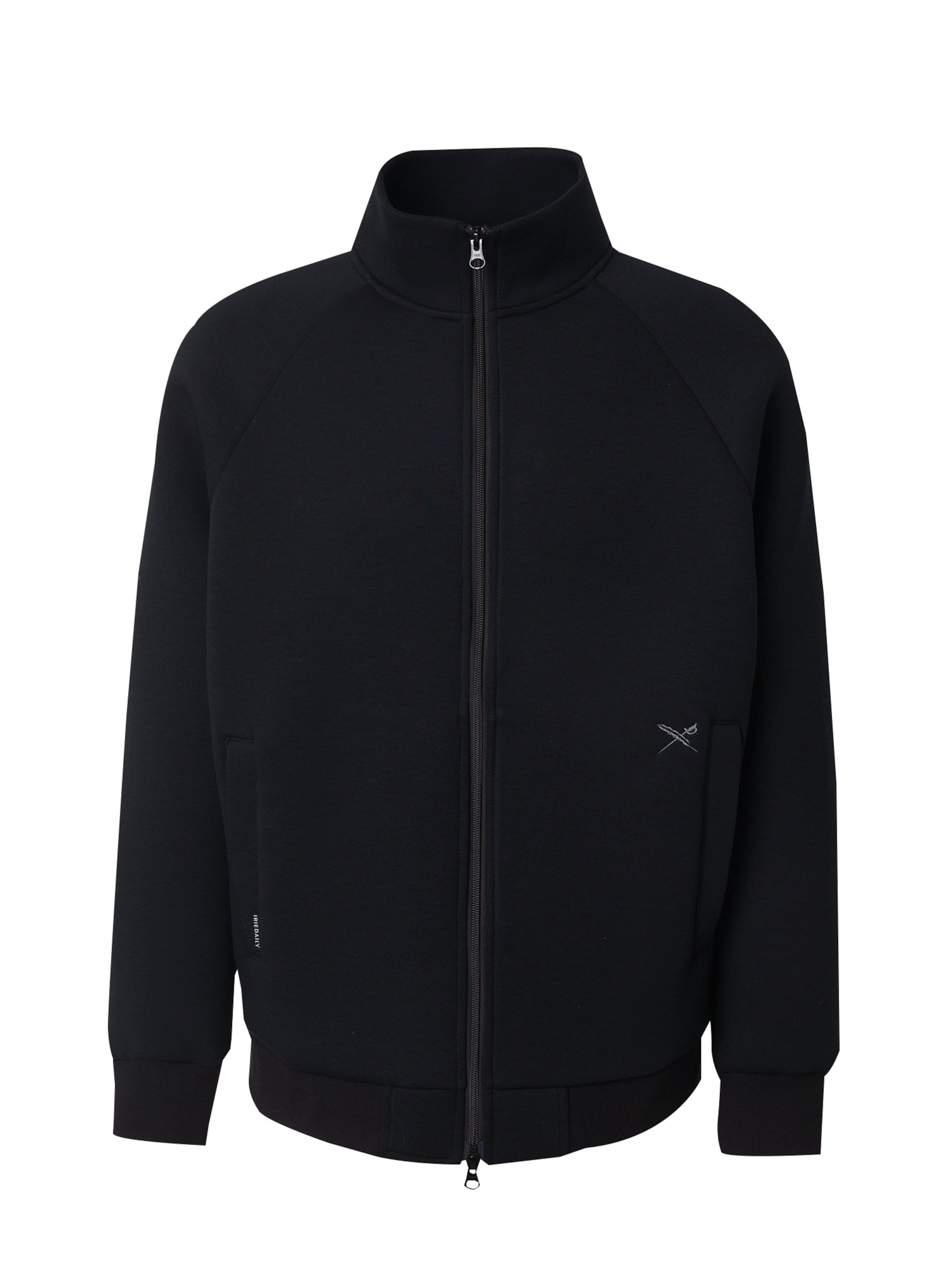 Iriedaily Ζακέτα φούτερ 'Enzo' σε μαύρο: μπροστά