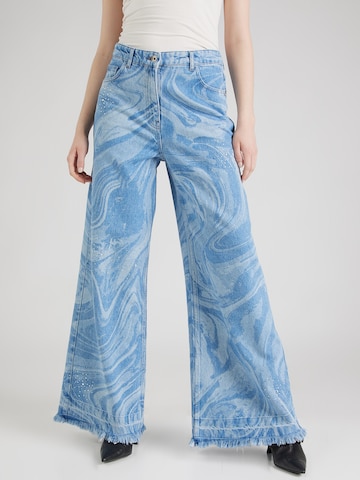 PATRIZIA PEPE Wide leg Jeans in Blauw: voorkant