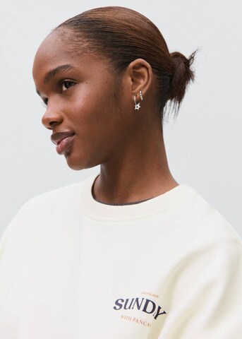 MANGO TEEN Sweatshirt 'Pancake' in Weiß