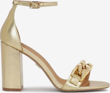 Kazar Strap Sandals in Gold