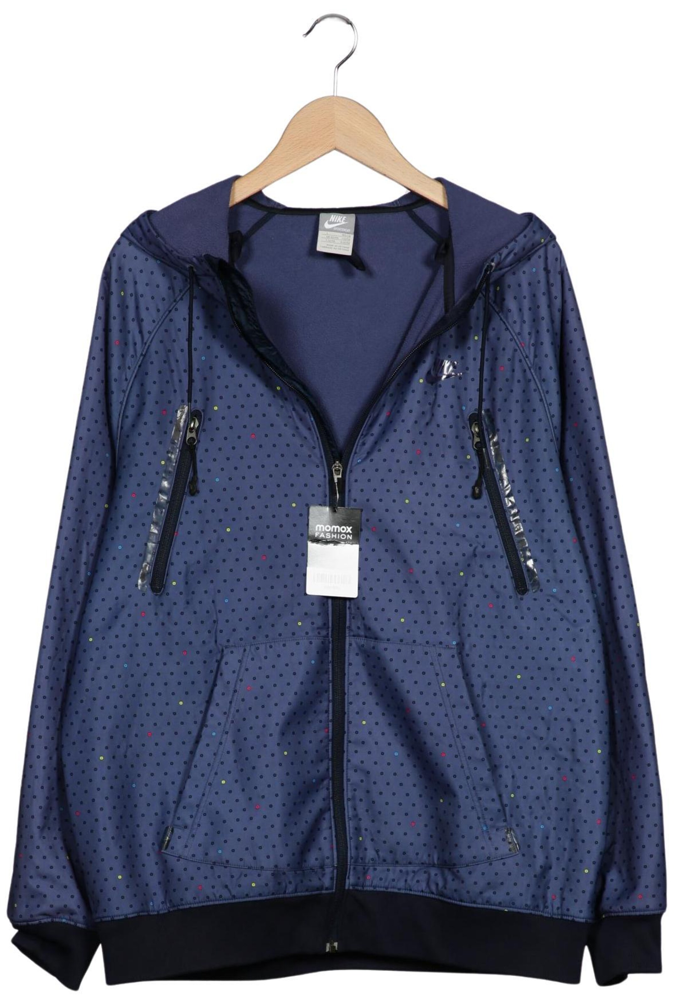 NIKE Jacket & Coat in L-XL in Blue: front