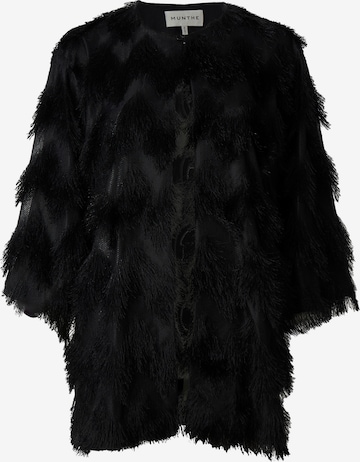 MunthePrijelazna jakna 'ROSEVILLA' - crna boja: prednji dio