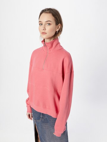 WEEKDAY Sweatshirt in Roze: voorkant