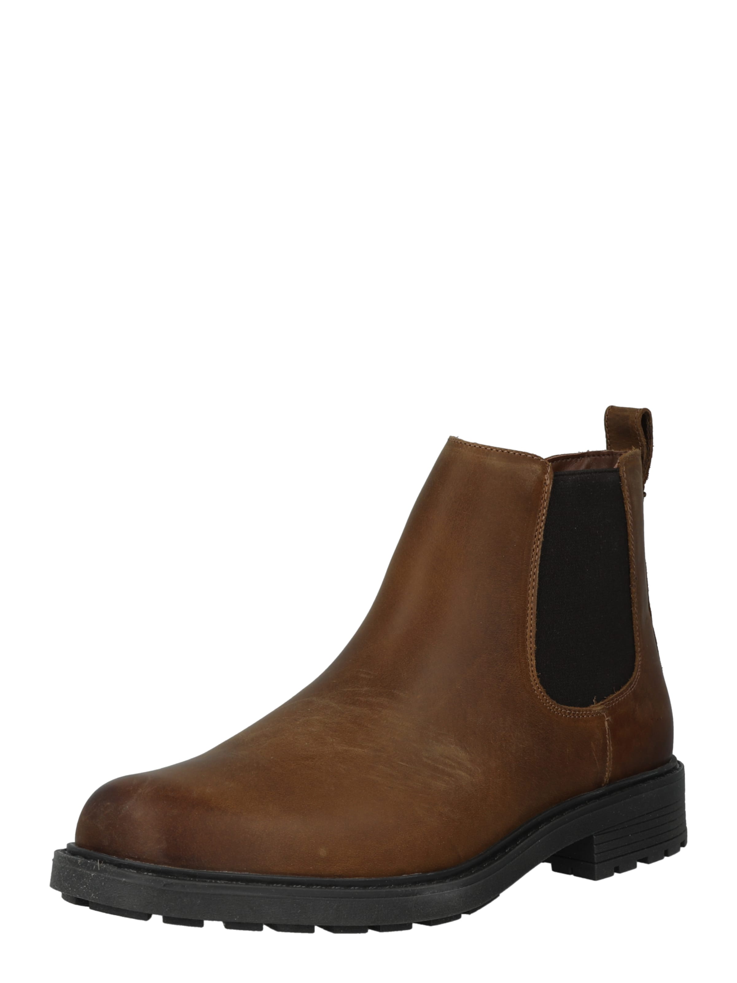 CLARKS Chelsea Boots 'Orinoco' in Brown: front
