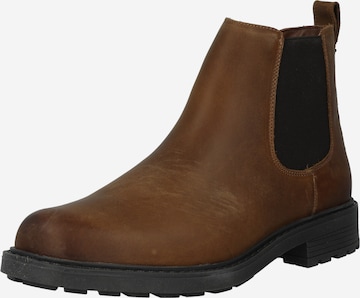 CLARKS Chelsea Boots 'Orinoco' in Brown: front