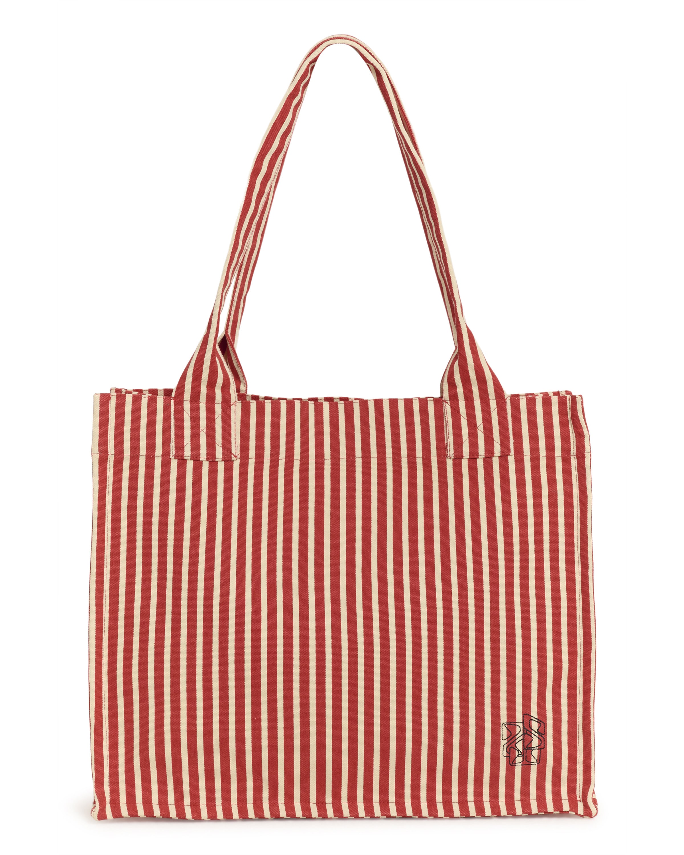 SAINT TROPEZ Shopper 'SZPansy' i rød: forside