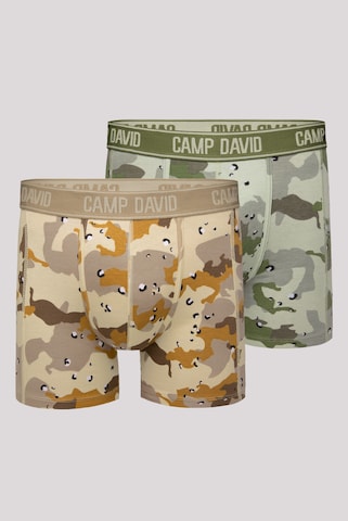 CAMP DAVID Boxer shorts in Beige: front
