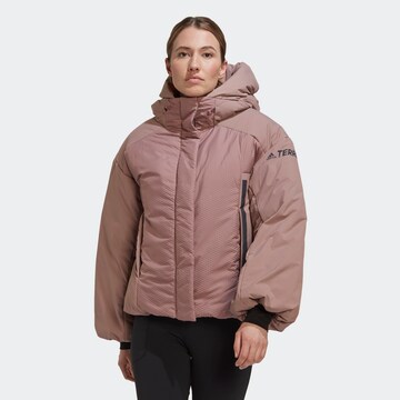 ADIDAS TERREX Funktionsjacke 'COLD.RDY' in Lila: predná strana