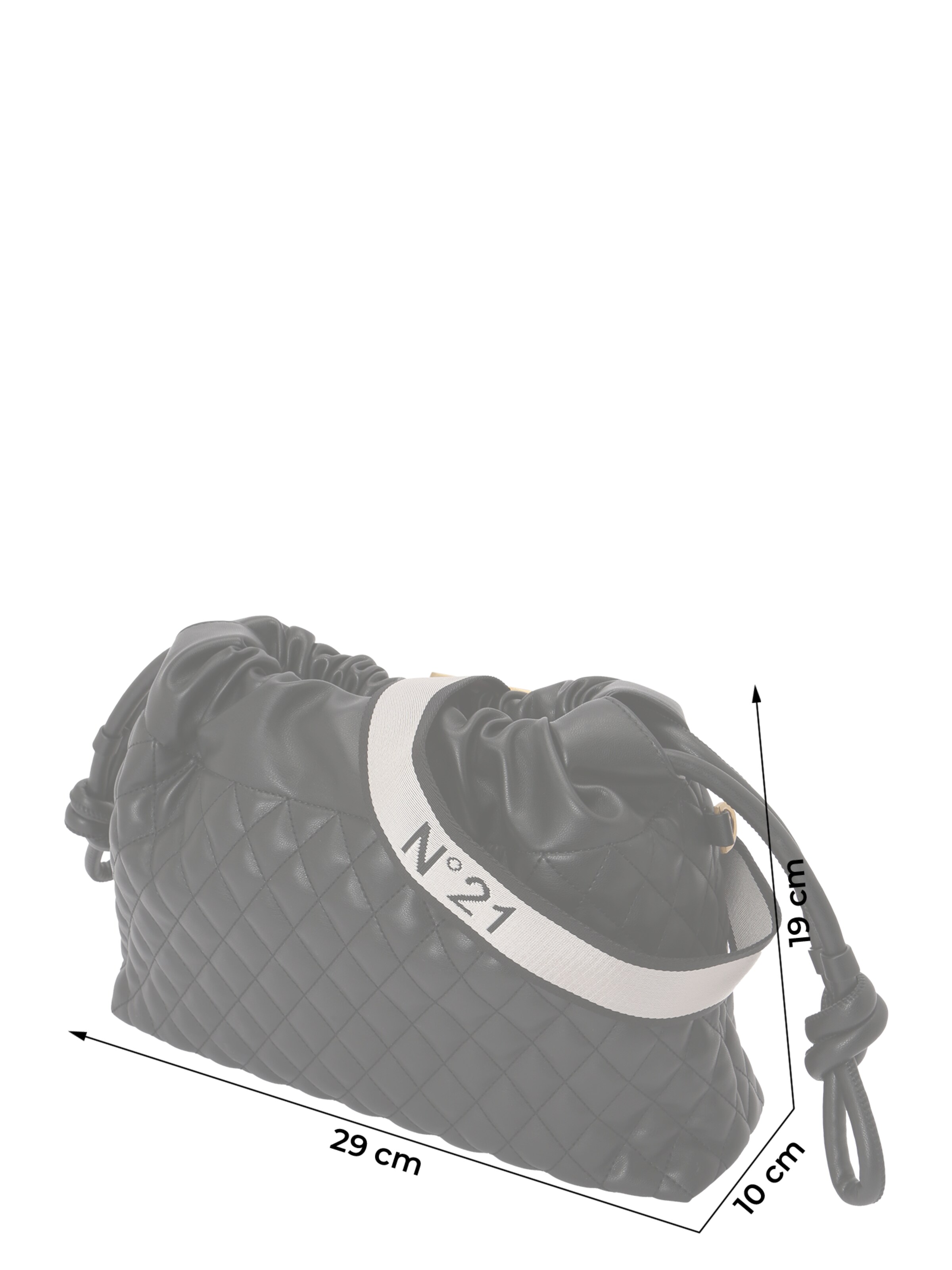 N°21 Handtas 'Eva' in Zwart