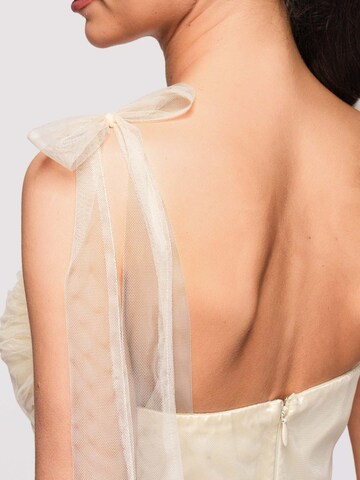 Ombre Kleid‌ in Beige