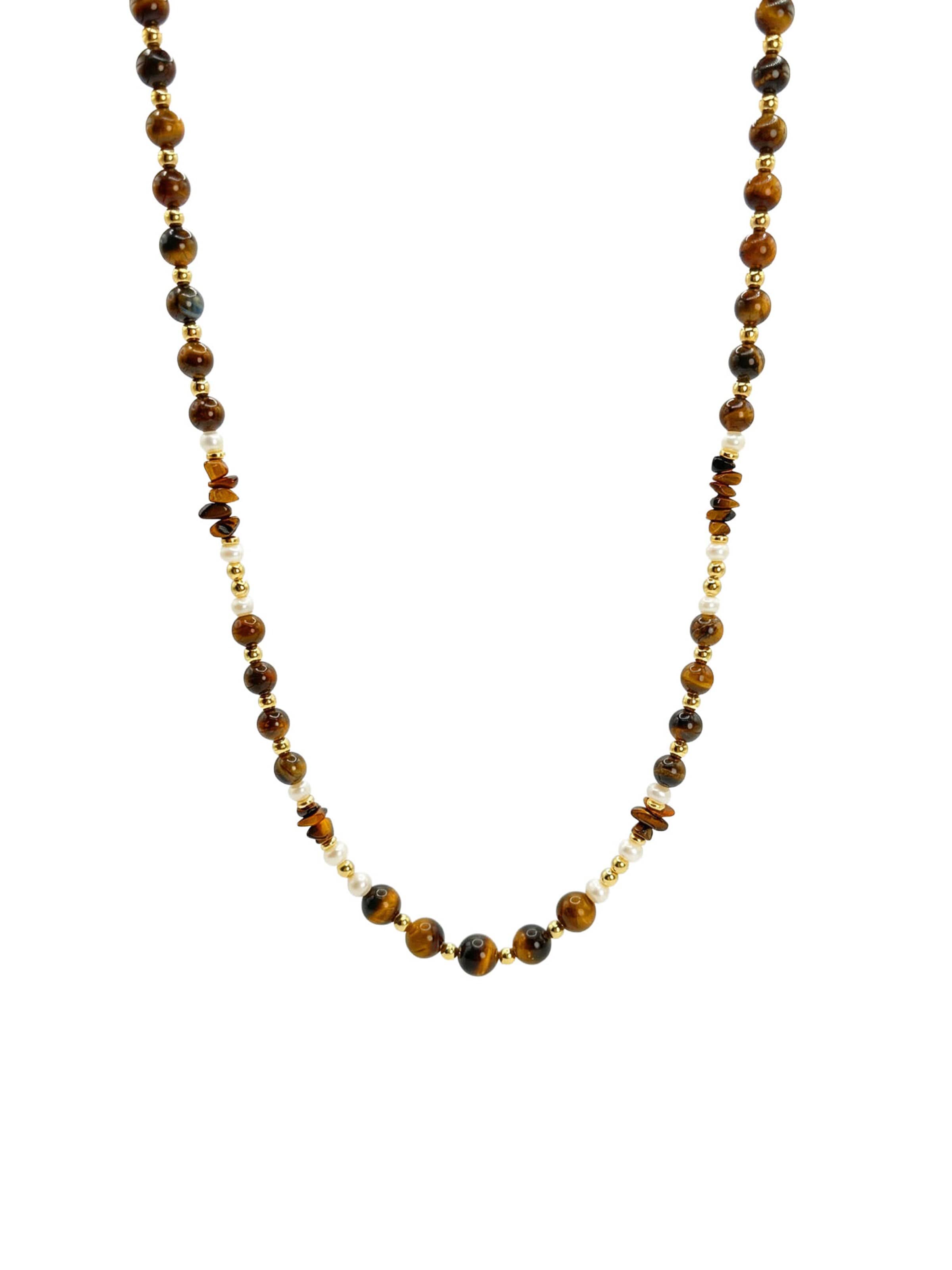 Nemomatheo Necklace 'Wild Honey' in Brown