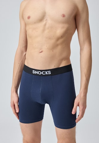 mėlyna SNOCKS Boxer trumpikės: priekis