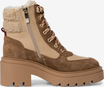 TAMARIS Lace-Up Ankle Boots in Brown