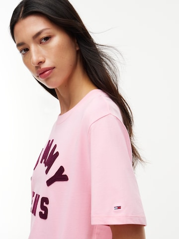Tommy Jeans Μπλουζάκι σε ροζ