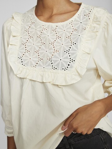 VILA Bluse in Beige
