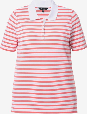 T-shirt Ulla Popken en rose : devant