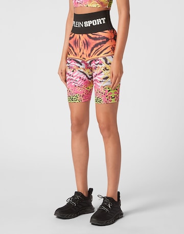 Skinny Pantaloni sportivi di Plein Sport in colori misti: frontale