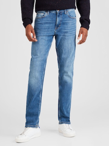 ESPRIT Slimfit Jeans in Blauw: voorkant