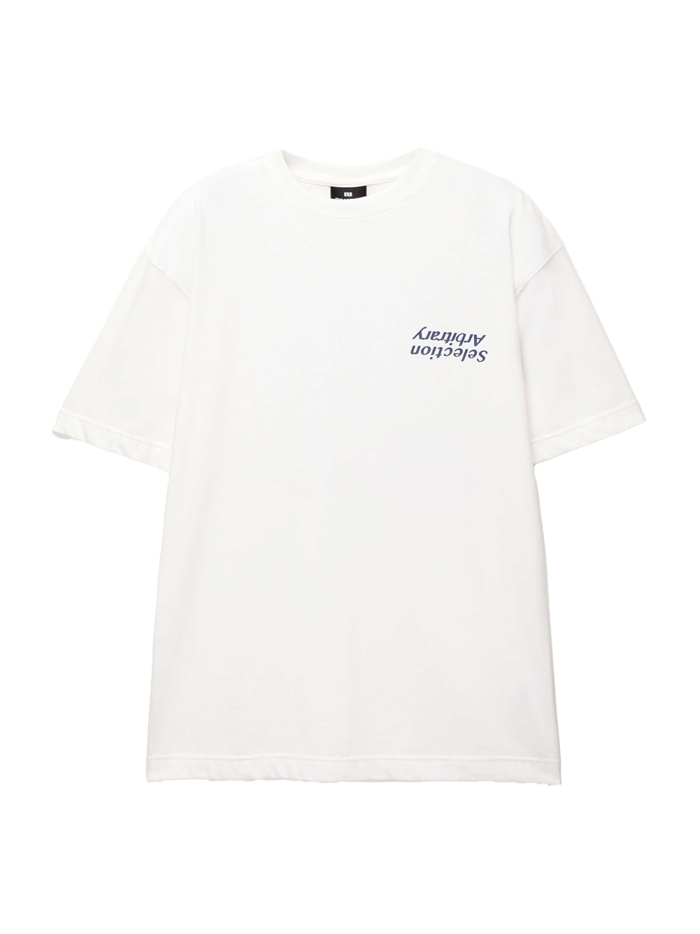 Pull&Bear Tričko – bílá: přední strana