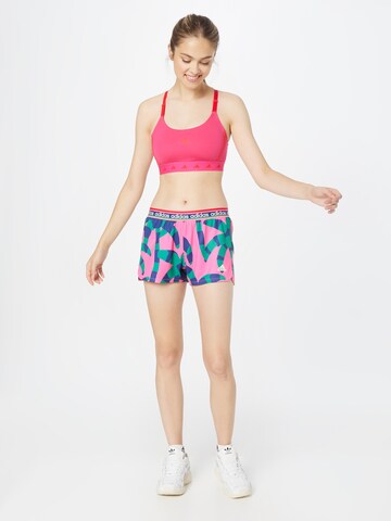 ADIDAS SPORTSWEARregular Sportske hlače 'Farm Rio Pacer 3-Stripes' - roza boja