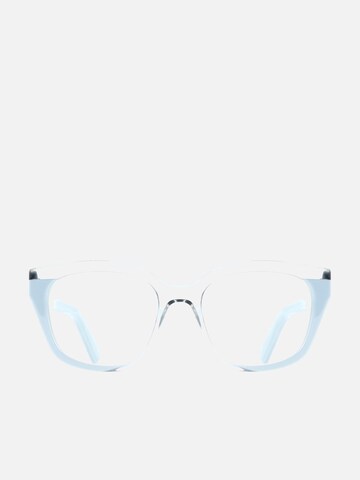 FERRAGAMO Sunglasses 'Ferragamo SF3023 Transparent red/dark red 51/18/140 WOMAN Eyewear Frame' in Blue