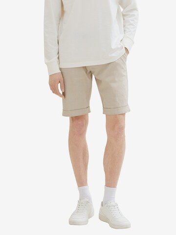 TOM TAILOR DENIM Regular Shorts in Beige