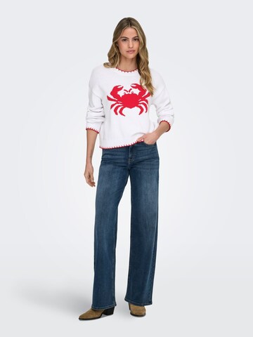 ONLY Sweater 'ONLElise' in White