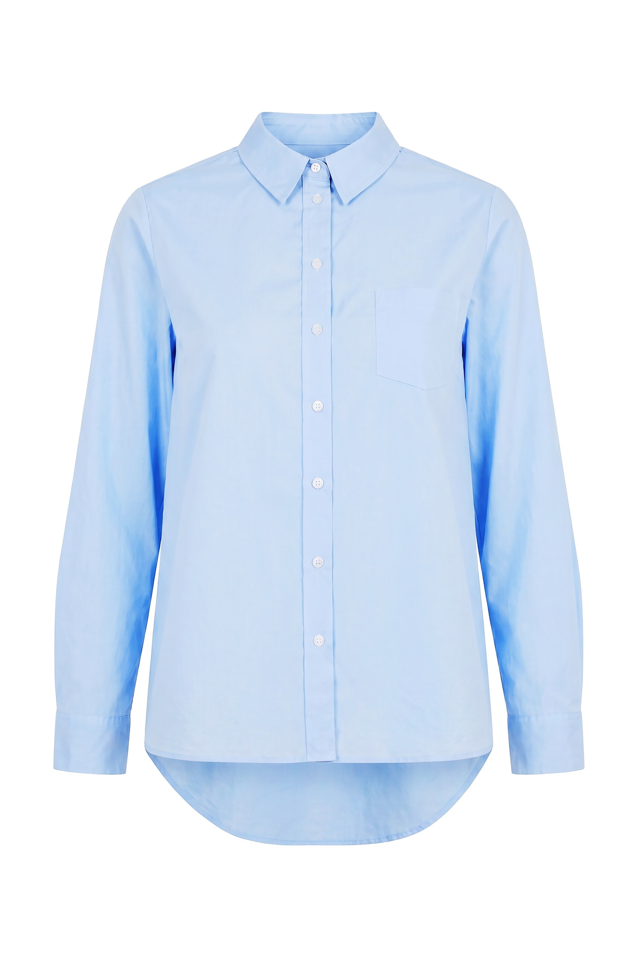 Ulla Popken Bluse in Blau: Vorderseite