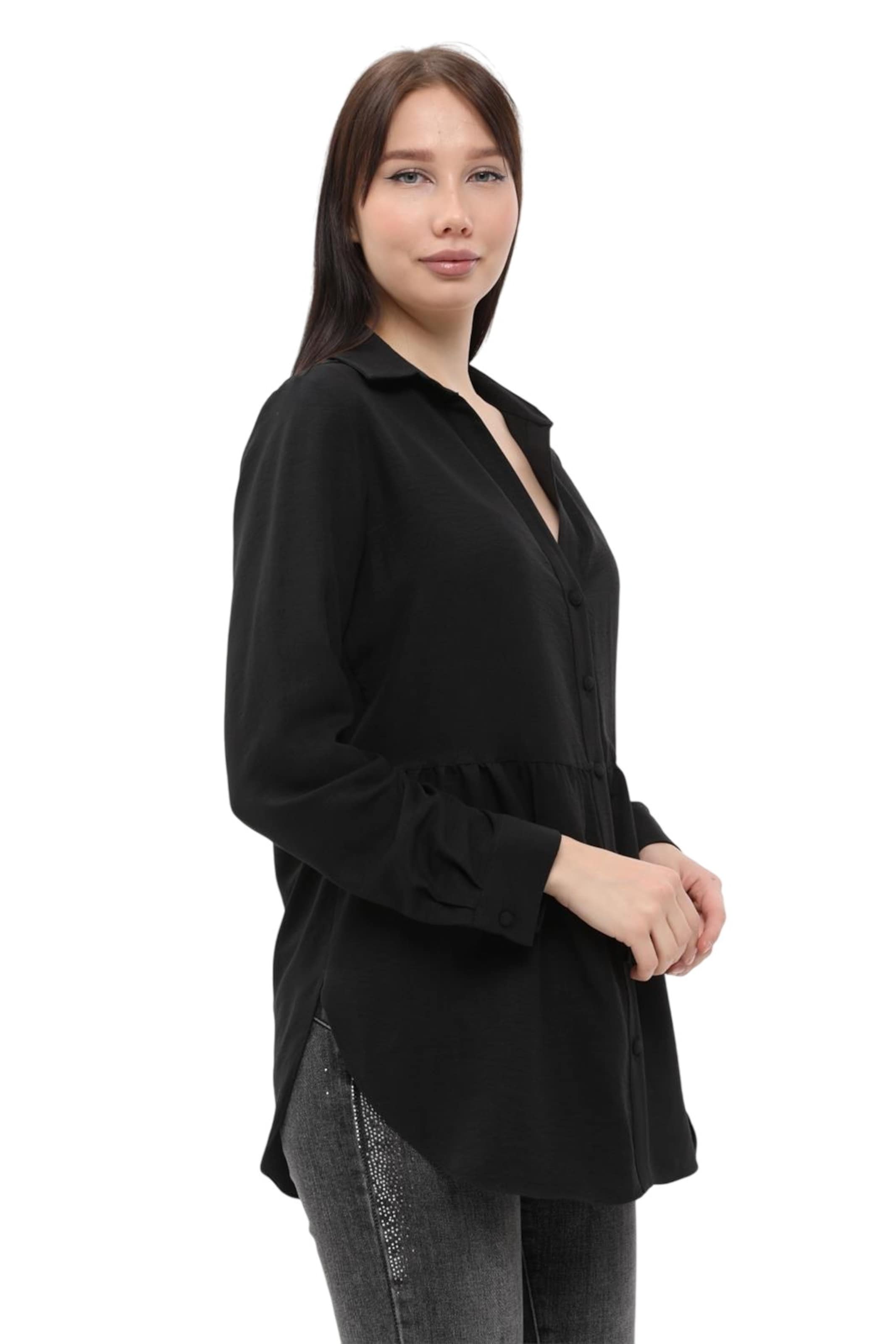 HOME STORE Bluse in Schwarz