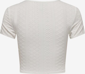 T-shirt 'Sandra' ONLY en blanc