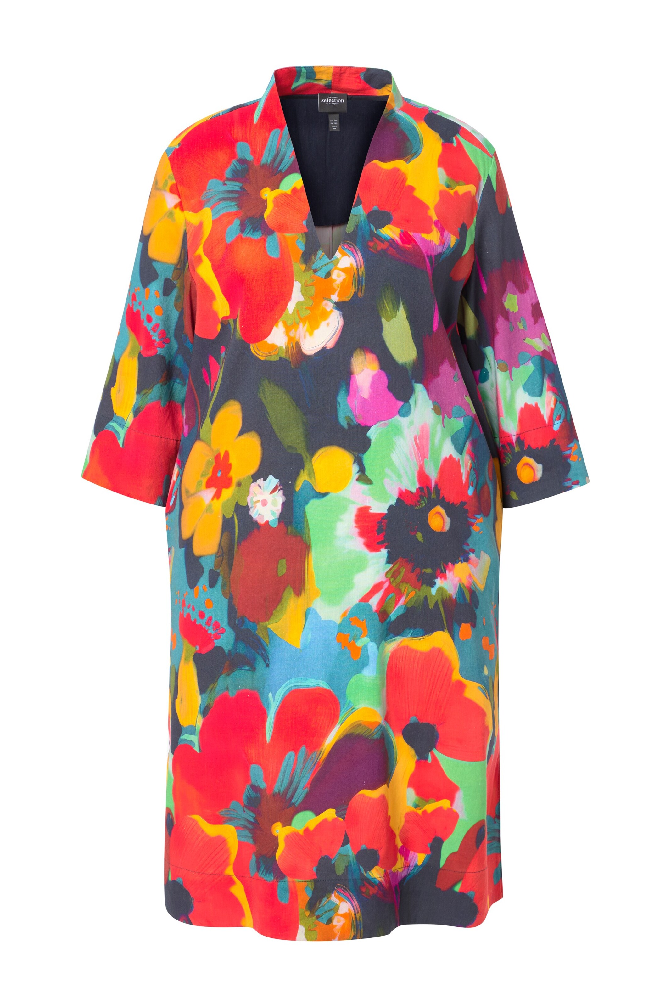 Ulla Popken Jurk in Gemengde kleuren: voorkant