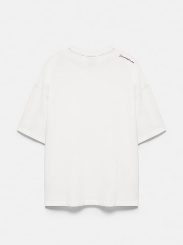 Pull&Bear Paita värissä valkoinen