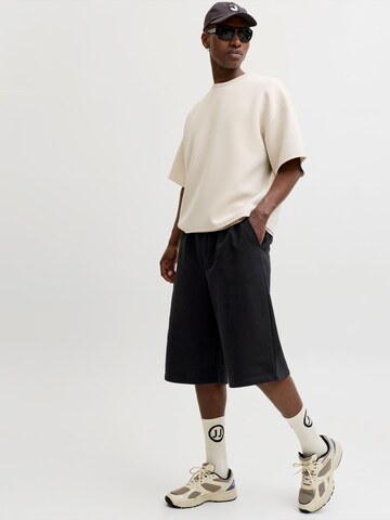 JACK & JONES - Loosefit Pantalón 'JPSTOWEN' en negro