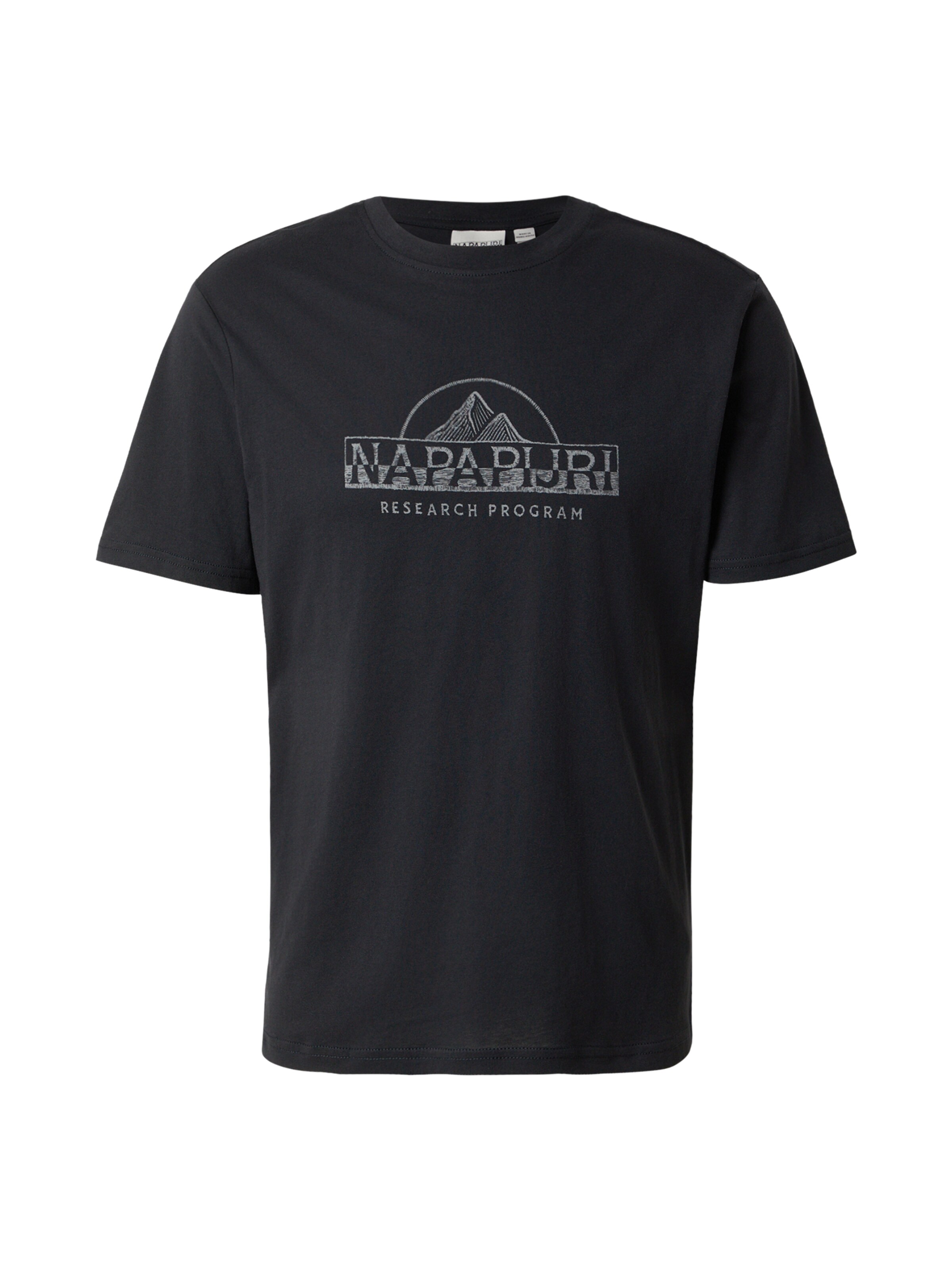 NAPAPIJRI Μπλουζάκι 'SANDIR' σε μαύρο: μπροστά