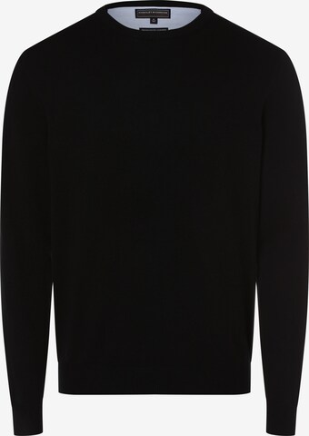 Pull-over Finshley & Harding en noir : devant