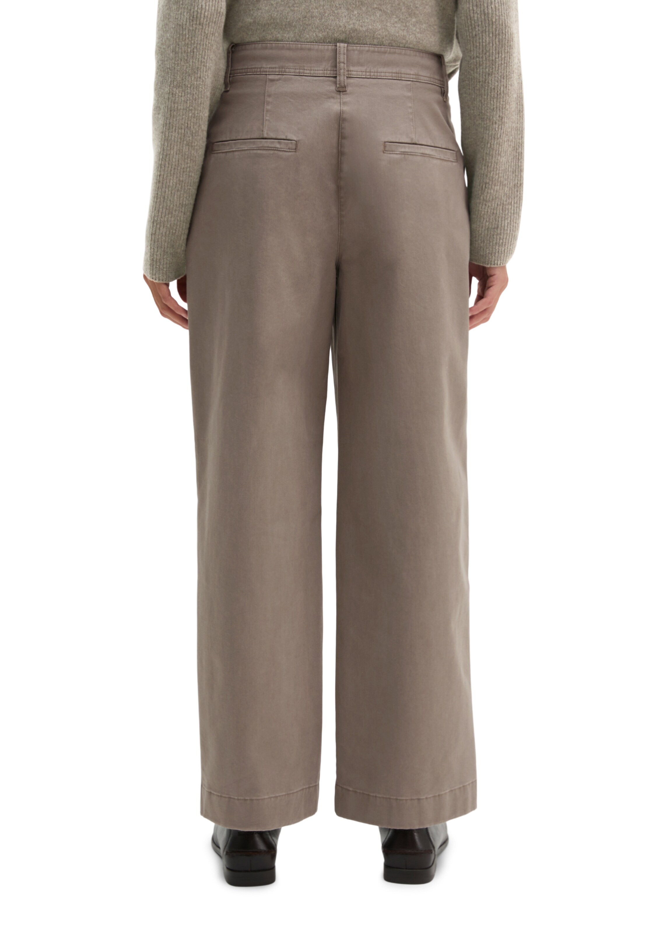 Marc O'Polo Loose fit Trousers in Brown