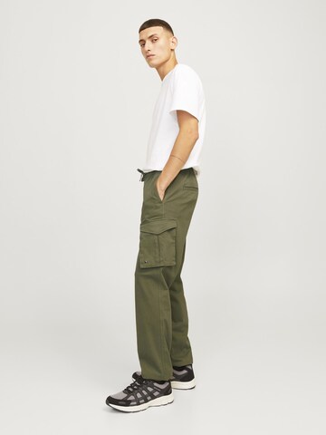 aprel Tapered Cargobroek in Groen