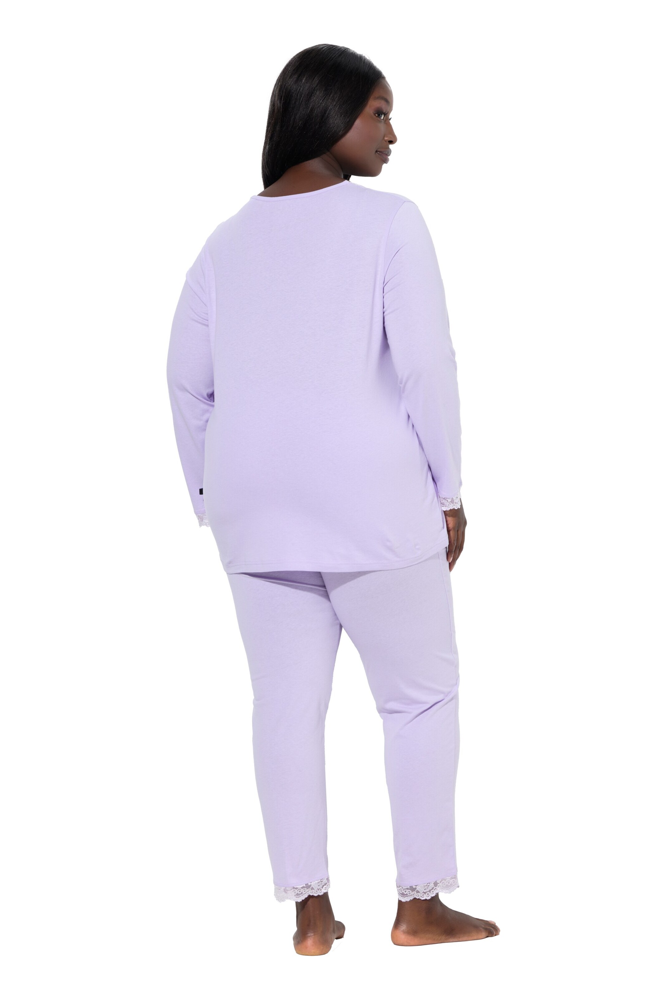 Ulla Popken Pyjama in Lila