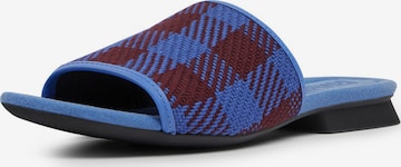 CAMPER Mules 'Twins' in Blue: front