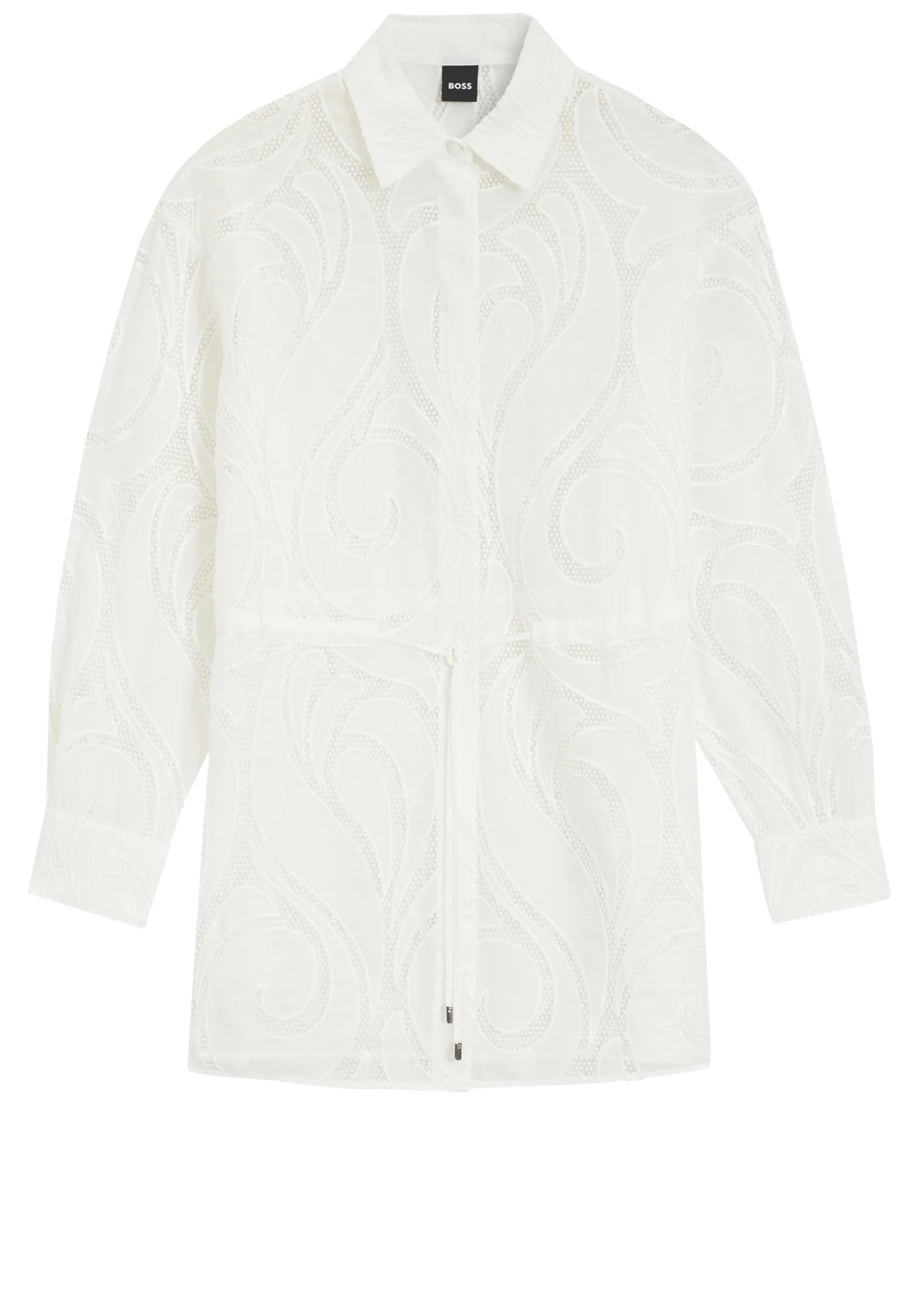 BOSS Bluse 'Balisya' in Weiß: Vorderseite