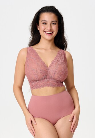 Bustier Soutien-gorge LingaDore en rose : devant