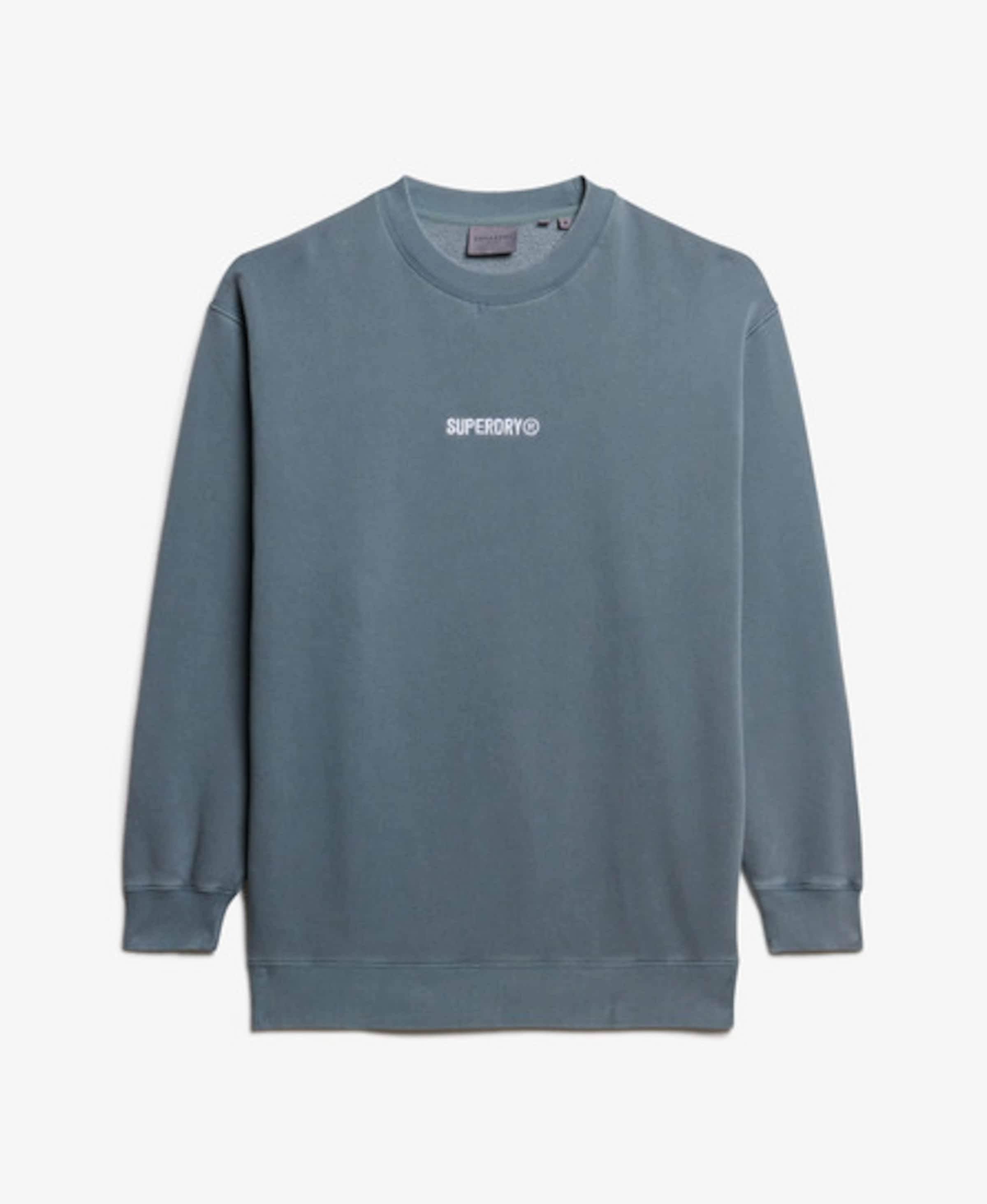 Sweat-shirt Superdry en bleu : devant