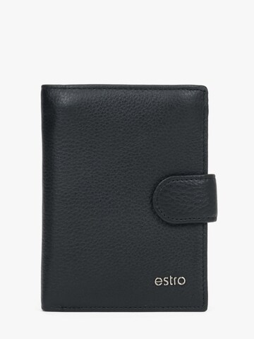 Estro Wallet '168-55' in Black: front