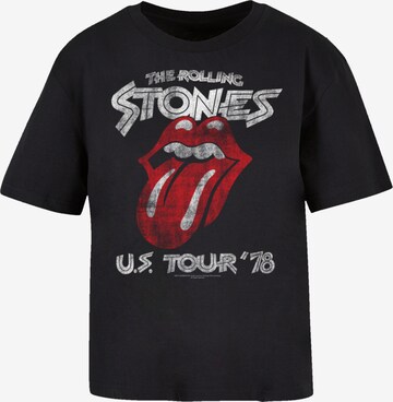 F4NT4STIC T-Shirt 'The Rolling Stones US Tour '78' in Schwarz: predná strana