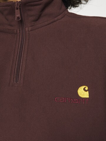 Coupe regular Sweat-shirt 'American Script' Carhartt WIP en marron
