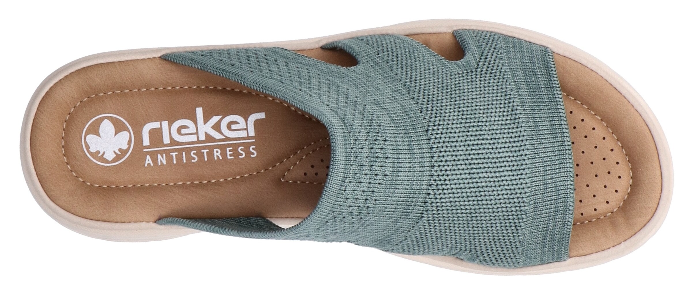 Rieker Pantolette in Grün